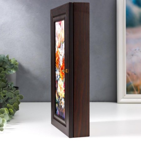 Key "Flower composition" Wenge 16x31 cm mix-3