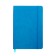 Leduced Diary A5, 140l, Cage, leatherette, elastic band, yellow cut, blue