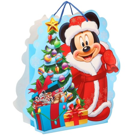 New Year. Gift package, 23x27x11.5 cm, packaging, Mickey Mouse-2