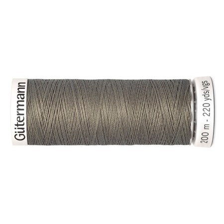 SEW-HALL thread for all materials, 200 m, 748277 (241 canvas-gray)