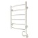 Electric towel "Sanprise" Classic P6, 400x600 mm, right, white