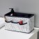 Organizer for cosmetics of the Dolyana "Marmelad", 25 × 12 × 15 cm, white color
