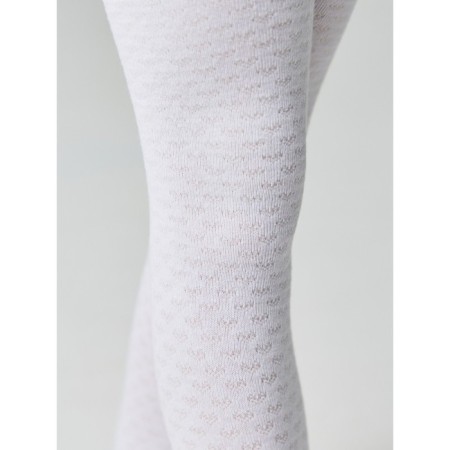 Pantyhose baby cotton Conte kids tip-top, height 104-110 cm, white color-3