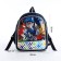 Baby backpack on lightning, blue color