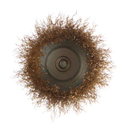 A set of metal brushes for a tundra drill, flat 100 mm, a cup 75 mm, 2 pcs.-4