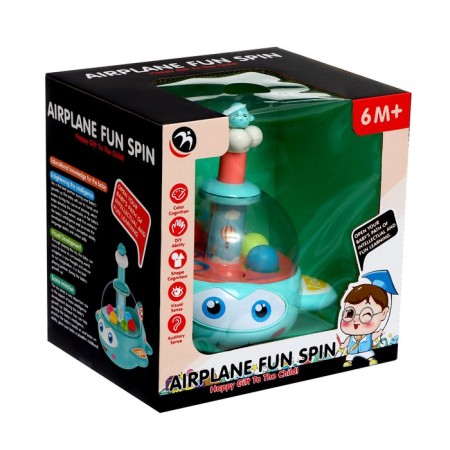 Yula "airplane", blue color-7