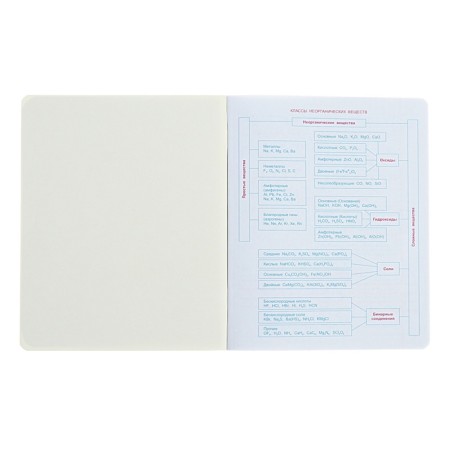 A notebook “Hipples”, 48 sheets in a cage, “Chemistry”, coated cardboard, matte lamination, Touch varnish, Offset block-2