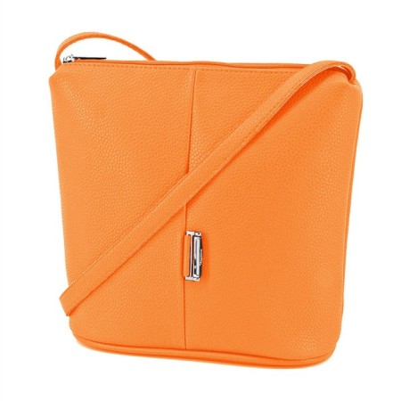 Female bag (B2796-10140) genuine leather, orange, 1x210x22 cm