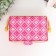 Casket for needlework "Geometry in colors" Pink 9.5x19.5x13 cm