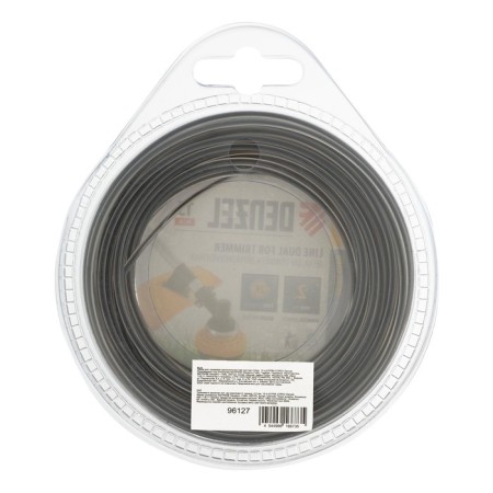 Trimmer fishing line two -component Denzel 96127, Extra Cord, round, 2 mm x 15 m-1