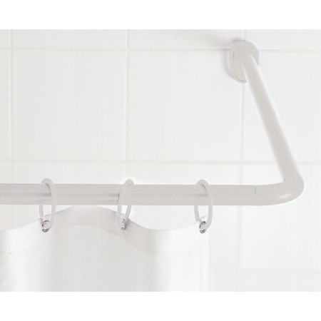 Bathroom cornice is angular, 90 x 90 cm, white color-3
