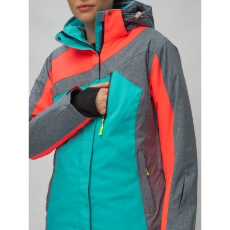 Ski costume is female, size 42, green color-20