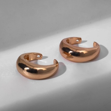 The ring "minimal" double, the color of gold, dimensionless-5