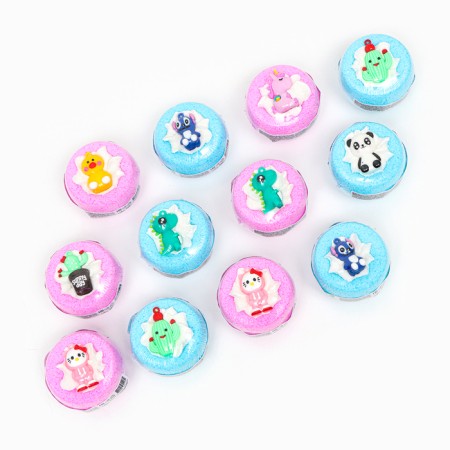 Happyki bath bomb with foam and mix toy, 160 g