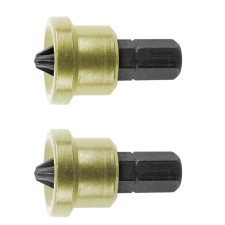 Bit with a KWB, PZ2 limiter, TQ60 steel, 25 mm, 2 pcs