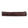 Penal-tubus for brushes, soft, 355 x 65 mm, 7k37, leatherette, reptile print, half-material, brown