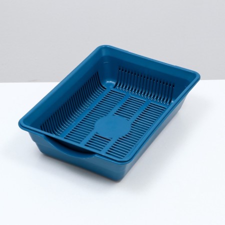 Deep toilet with a mesh of 36 x 25 x 9 cm, blue-3