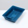 Deep toilet with a mesh of 36 x 25 x 9 cm, blue