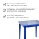 Square table, 80x80x74 cm, blue color