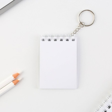 Key keychain notebook “For brilliant ideas”, 5.5 x 7.5 cm-4