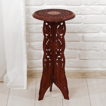 Table "sun" wood 30x30x63.5 cm