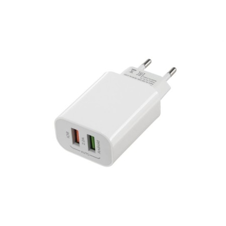 Network charger Luazon LN-110AC, 2 USB, 2 A, white