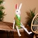 Souvenir "Hare" hanging paws, wood 80 cm