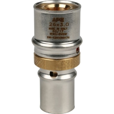 Club-Press Stout SFP-0004-002620, D = 26 x 16 mm, transition, brass-2