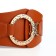 Women's belt, width 10 cm, red color