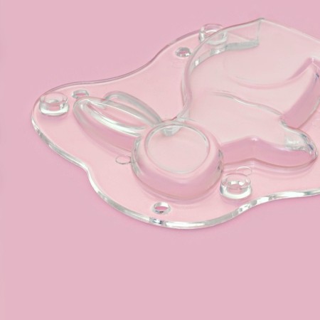 Mold "Rabbit", 13.5 × 13 cm, the color is transparent-4