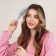 The comb is massage, for drying hair, 7.5 × 23.5 cm, color mix