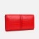 Women's wallet on magnets, red color