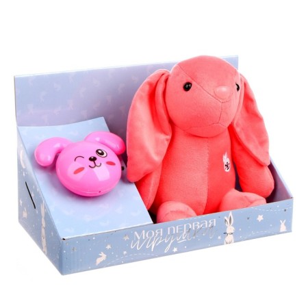 Napchik children with a soft toy "Bunny", mix-12