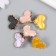Button plastic for creativity "Stone Heart" mix 2.5x2.9x1 cm