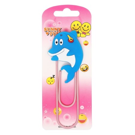 The bookmark is large, 11 cm, "dolphin", mix-7