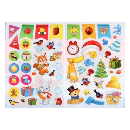New Year. The book "Look and Stick"-4