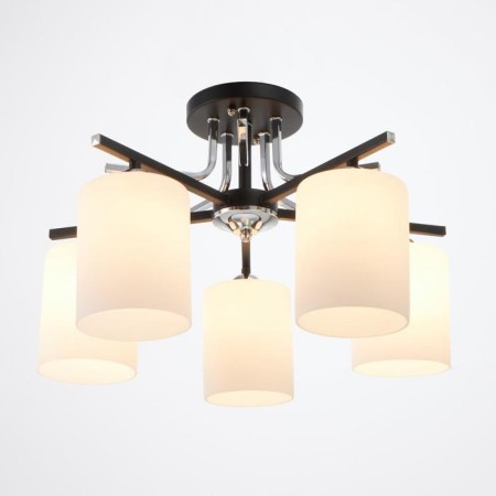 Chandelier 6591193/5 E27 40W Black-Khrom 55x55x20 cm Bayerlux