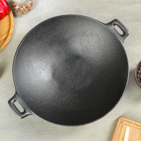 Shipyard-Wok Cast iron shade "Vostok", D = 30 cm-1