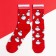 New Year's socks KAFTAN "Grandfather" Size 41-44 (27-29 cm), Red color