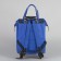 Bag-rug 2 in 1 on wheels 18 ", lightning department, external pocket, blue color