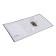 A4, 75 mm, calligrata, PVC, embossing "flax", metal edging, pocket for a spine, collection, purple, mix