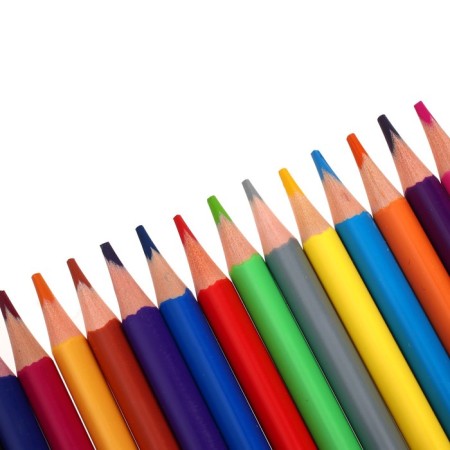 Pencils of 18 colors BrunovisConti. Funcolor, plastic, three -sided, mix-4
