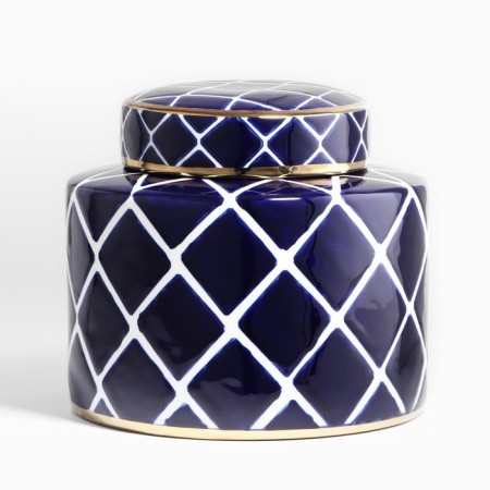 Vase for flowers with a lid "Ludwig" 15 x 15 x 16 cm