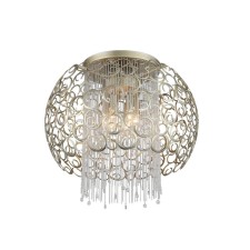 Ceiling Ceiling ST LUCE. SL1101.202.06. Dolcima. 6x40 watts, E14, 58x58x30 cm, Shampan