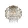 Ceiling Ceiling ST LUCE. SL1101.202.06. Dolcima. 6x40 watts, E14, 58x58x30 cm, Shampan
