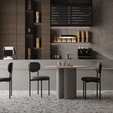 Kaja chair, 500 × 510 × 805 mm, matting, black color