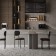 Kaja chair, 500 × 510 × 805 mm, matting, black color