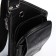 Male sling bag made of artificial leather, black color