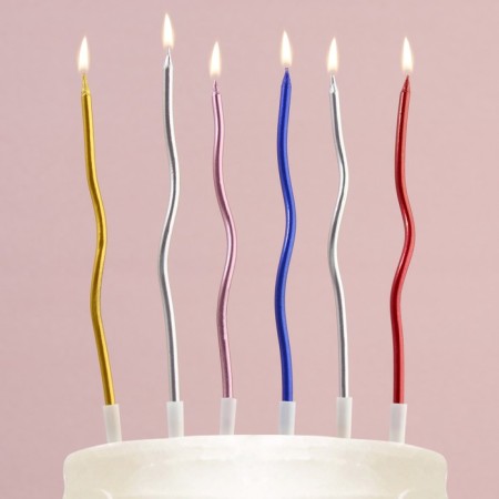 Candles for the cake "For your holiday", multi -colored, 10 pcs.-5