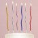 Candles for the cake "For your holiday", multi -colored, 10 pcs.